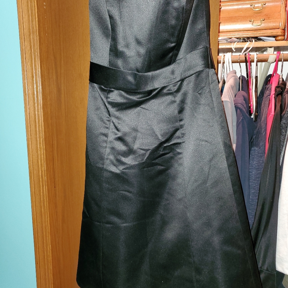 Black bridesmaid dress